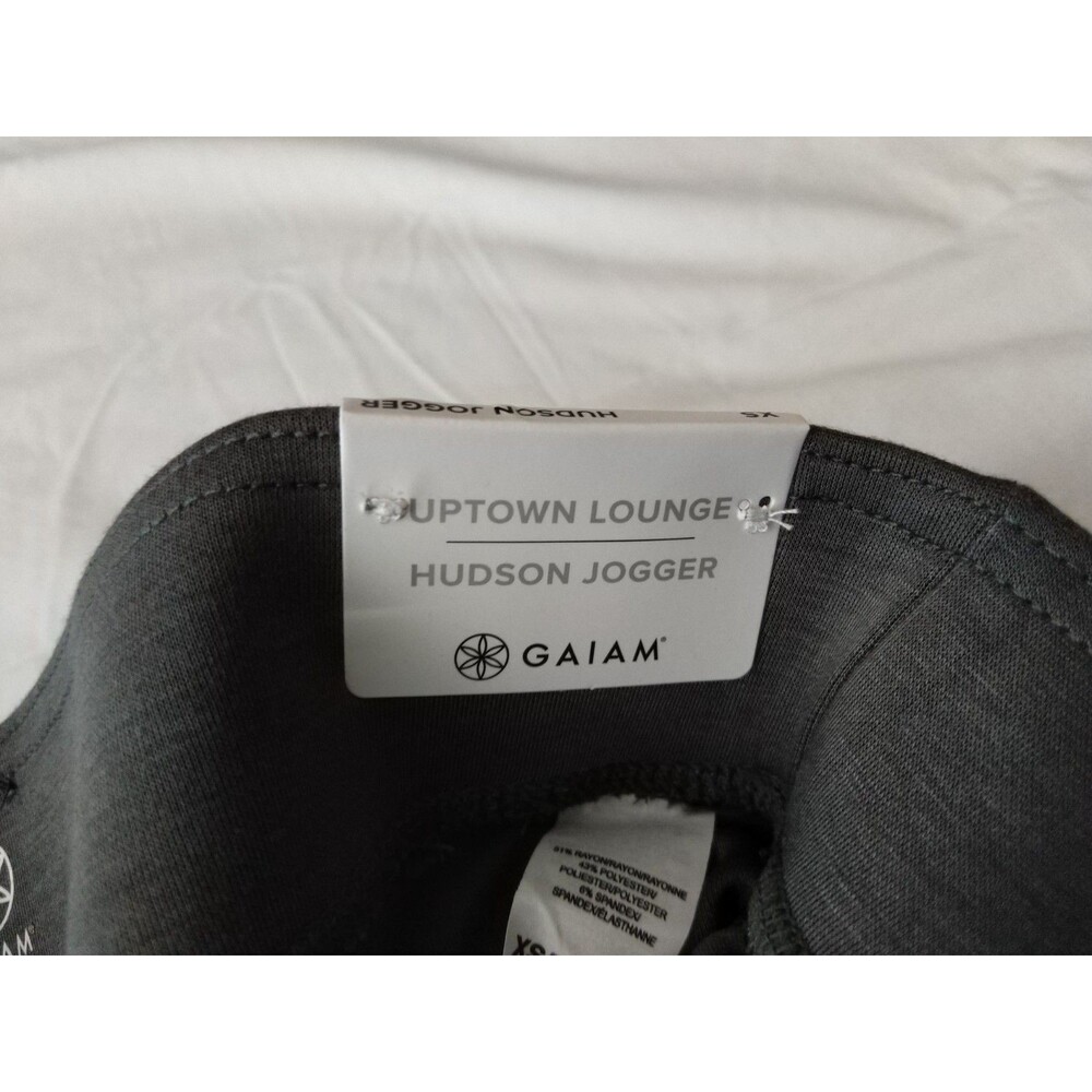 NEW Gaiam Pants Womens XS Gray Hudson Jogger Uptown Lounge Pockets Athleisure - Picture 7 of 12